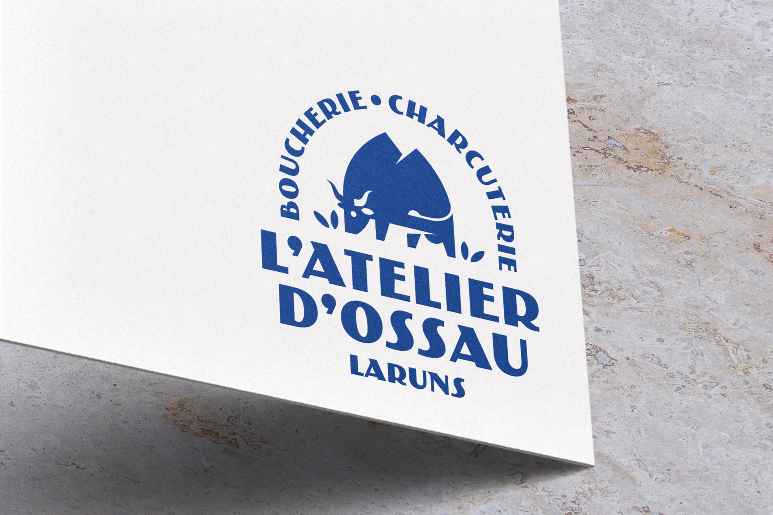 bleu juin atelier ossau logo graphiste