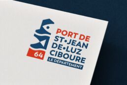 spl port saint jean de luz ciboure departement 64 bleu juin logo identite visuelle branding departement pyrenees atlantiques
