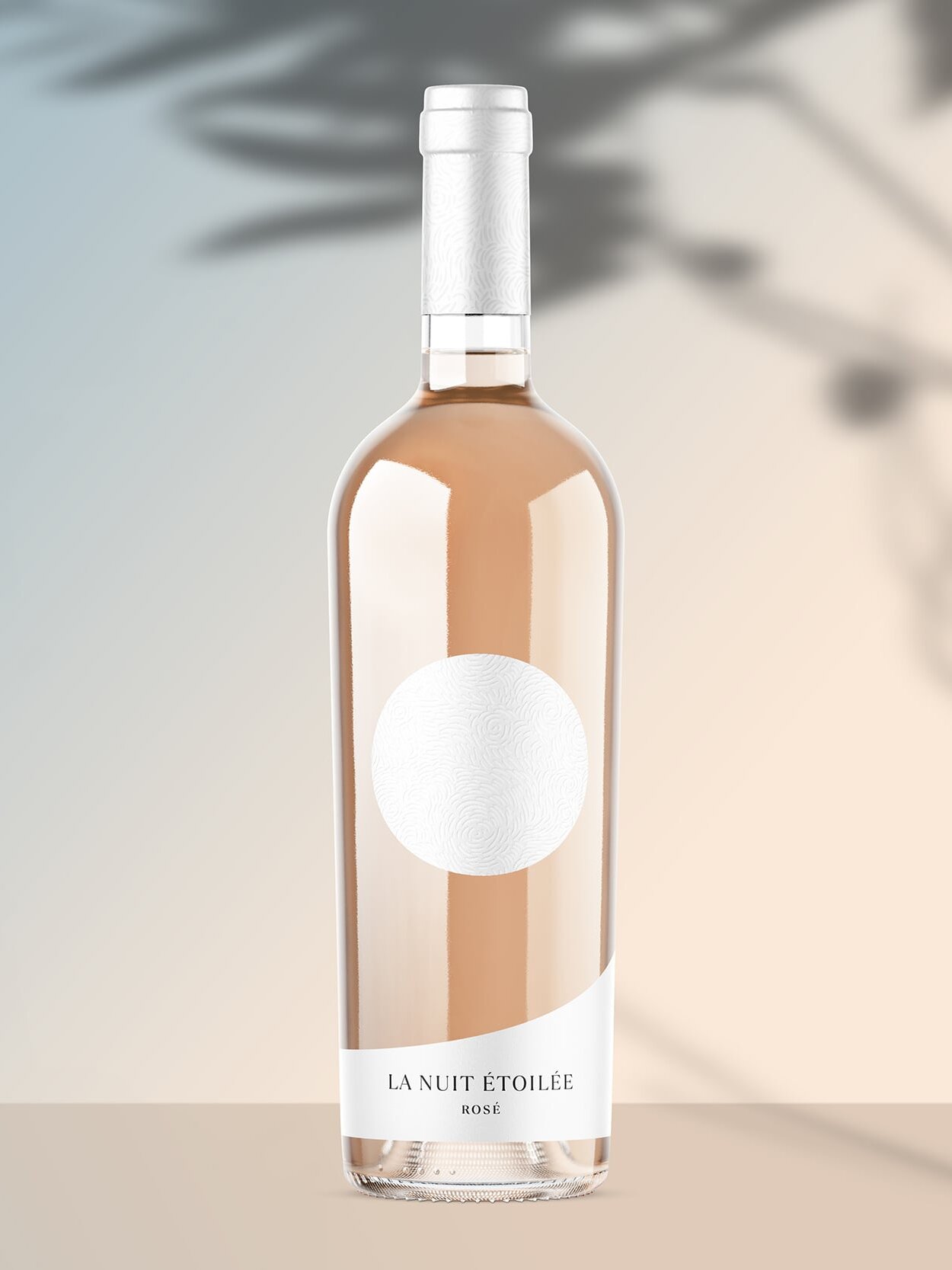 nuit etoilee bleu juin packaging rosé bouteille provence vin france