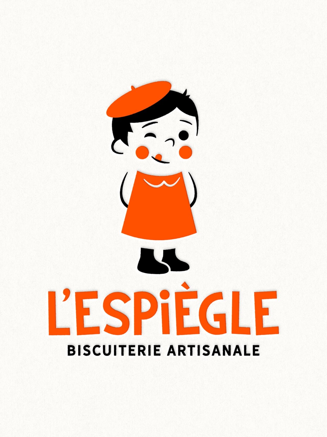 bleu juin espiegle oloron biscuit biscuiterie logo logotype graphiste